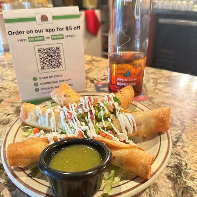 Crab Meat Flautas.